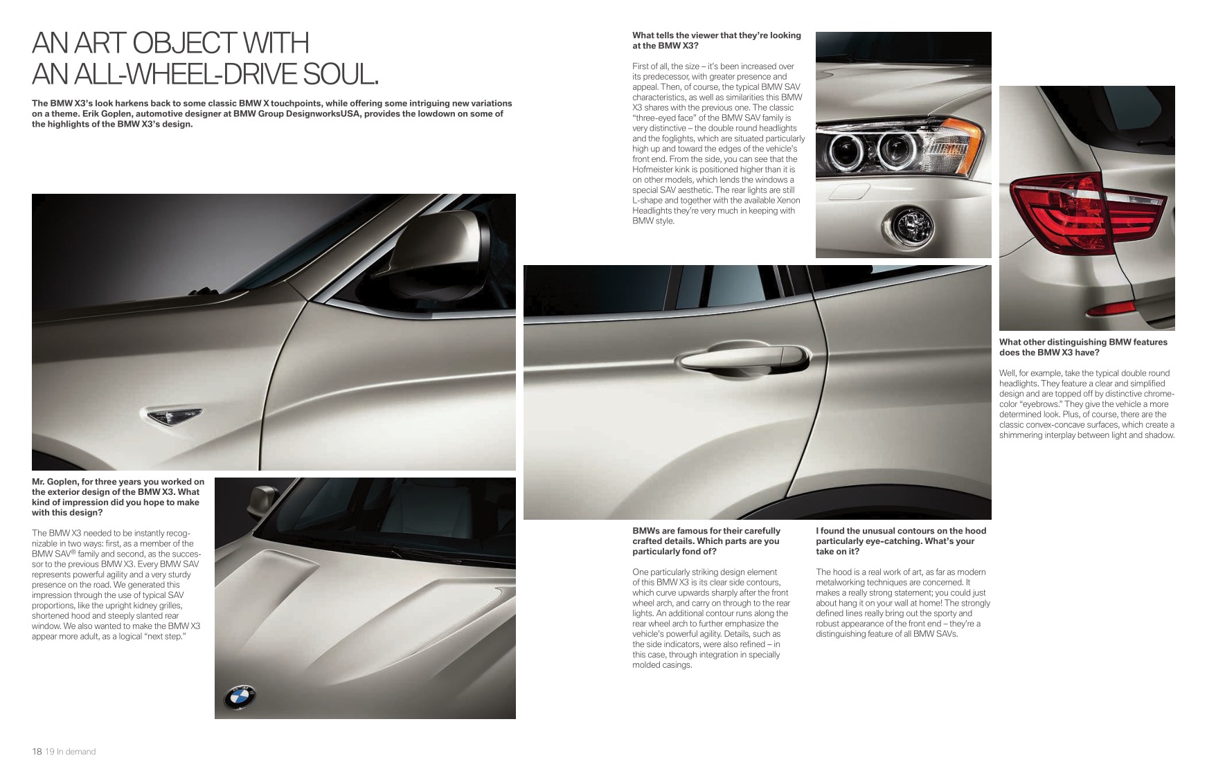 2013 BMW X3 Brochure Page 27